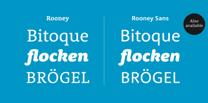 Rooney Font Poster 10