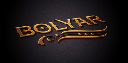 FM Bolyar Ornate Pro Font Poster 7