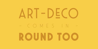 Saveur Sans Round Font Poster 2