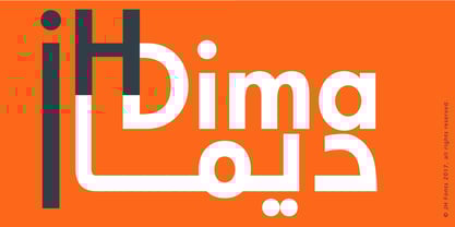 JH Dima Font Poster 1