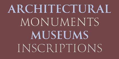 Goudy Titling Font Poster 3