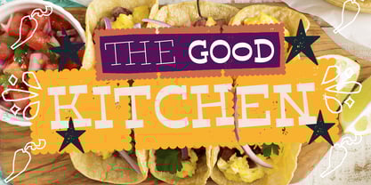 Nacho Font Poster 4