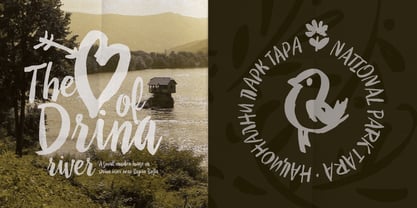 Drina Font Poster 8
