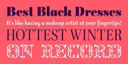 Mon Nicolette Font Poster 6